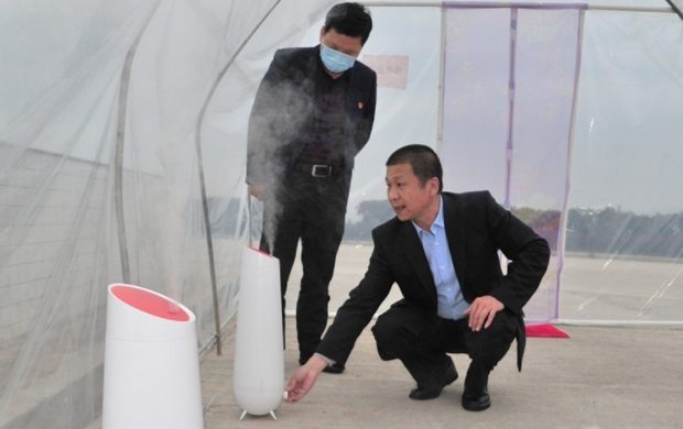 廣東華清園生物科技有限公司再現(xiàn)“梅州速度”： 20天完成研發(fā)上市 最高月產(chǎn)30噸消毒水